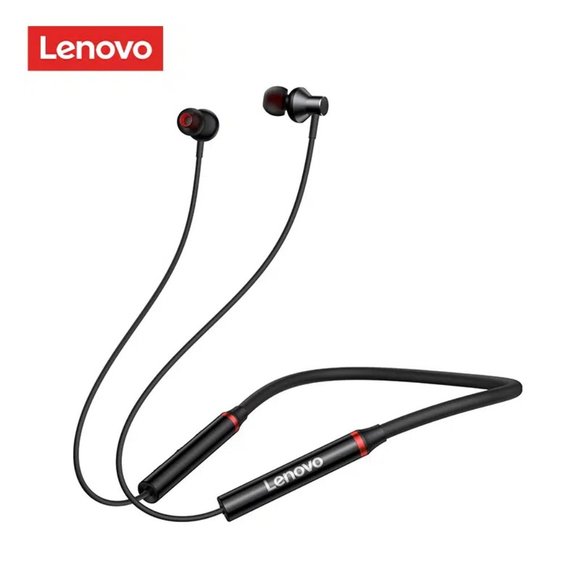 Lenovo Thinkplus HE05 Pro Wireless Neckband Earphone Brand New Headphone black - Picture 8 of 8